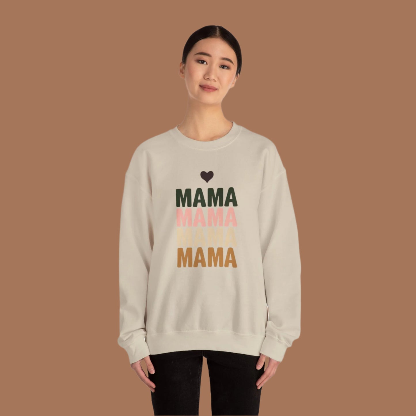 Mama Love Crewneck Sweatshirt - Cozy Gift for Moms