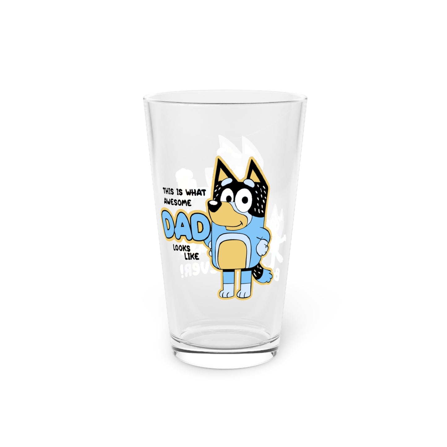 This is what a cool Dad looks like Beer Glass
