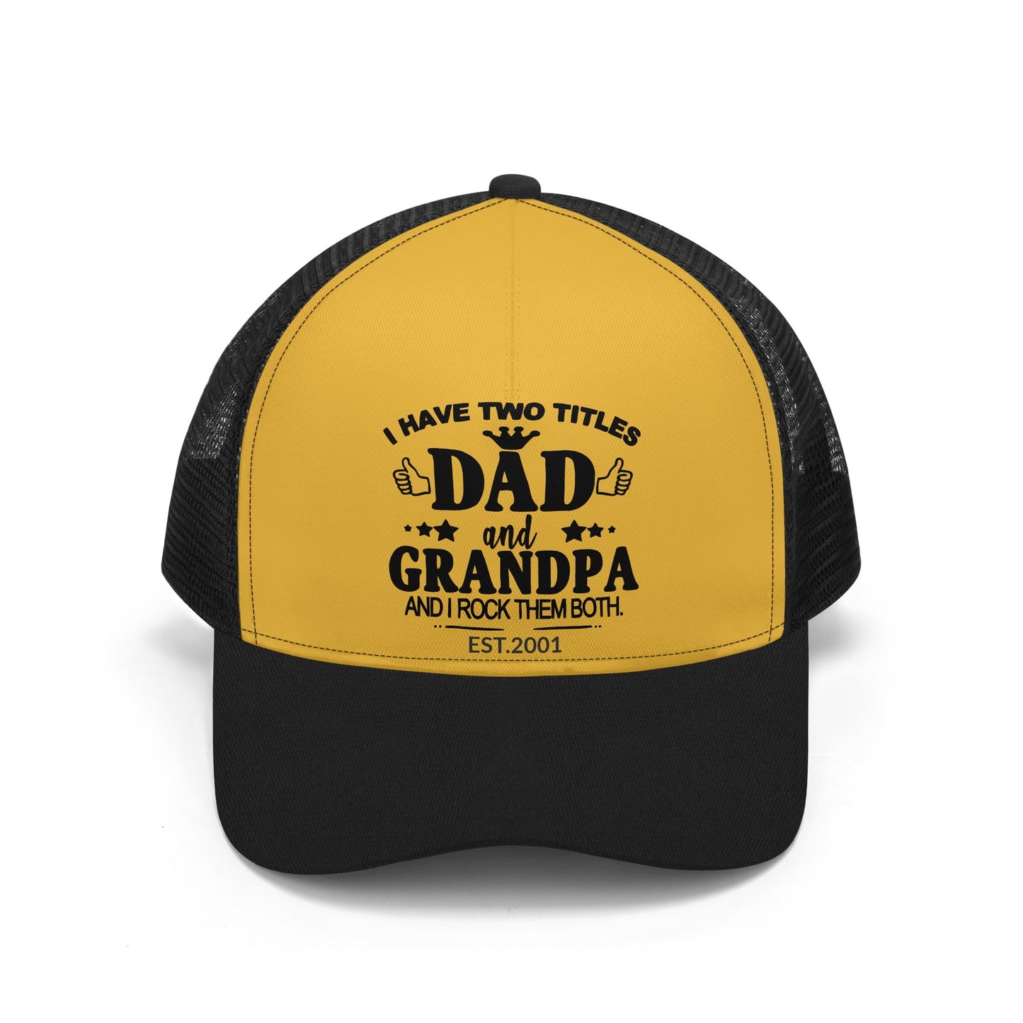 Two Titles DAD AND GRANDPA Trucker Hats