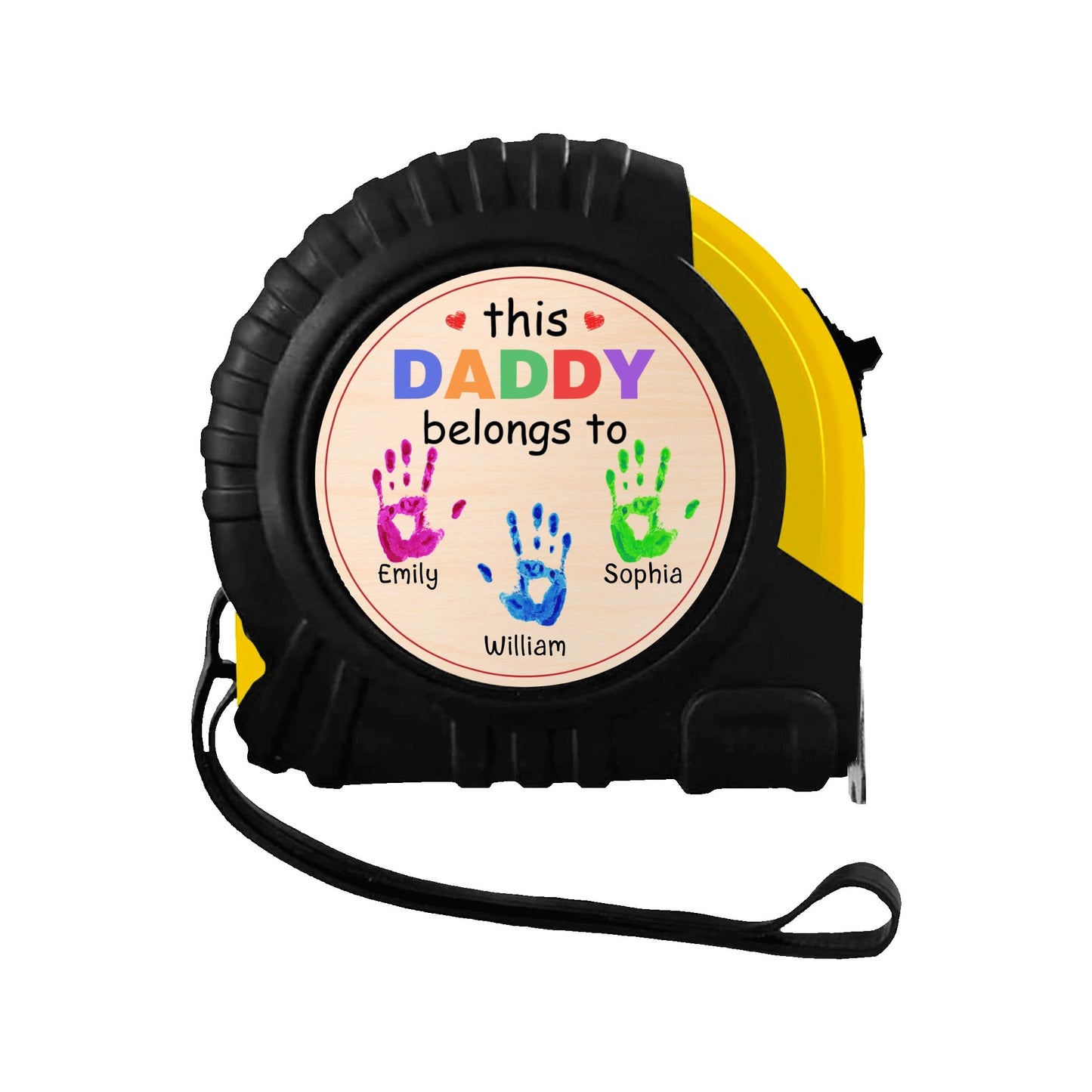 Personalized Best Daddy Ever Tape Measure Tape 3 M