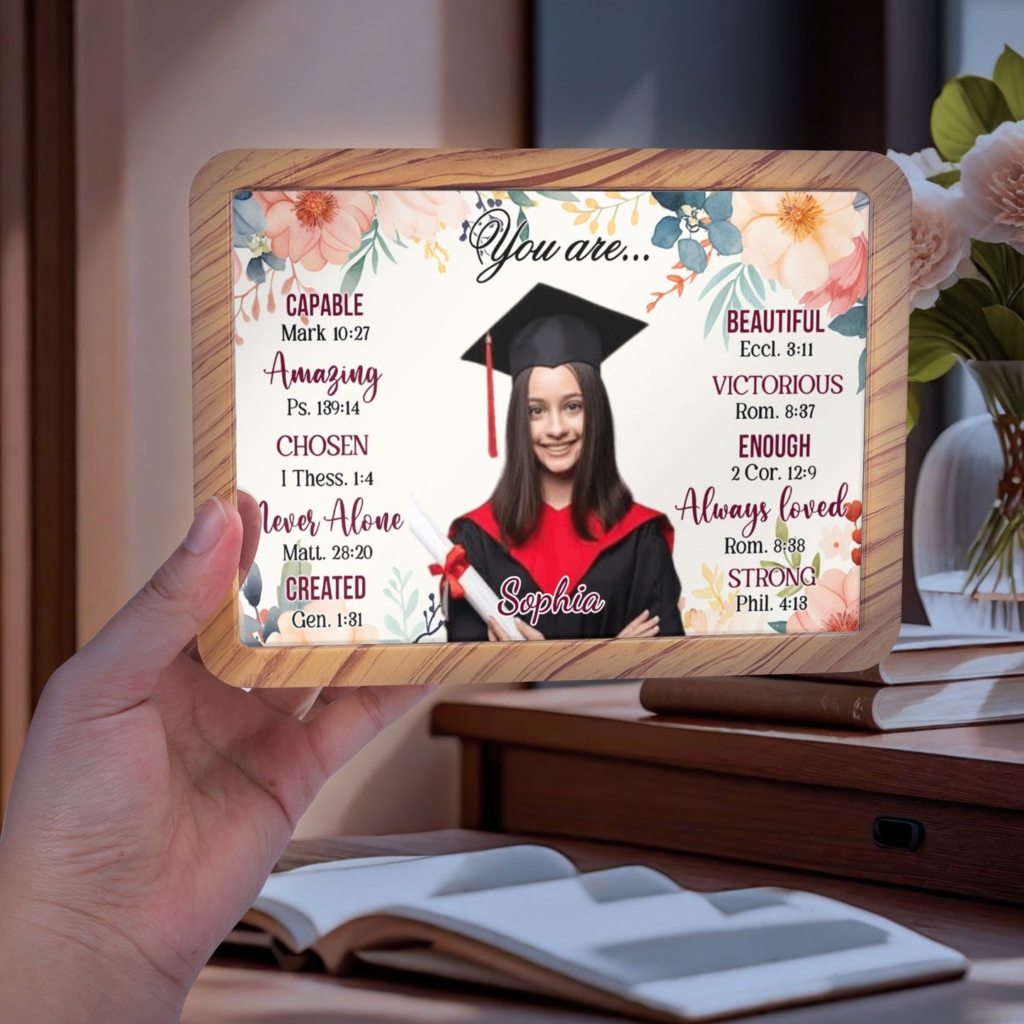 Personalized Horizontal Acrylic Magic Mirror 1,5,12 Pcs Photo Frame