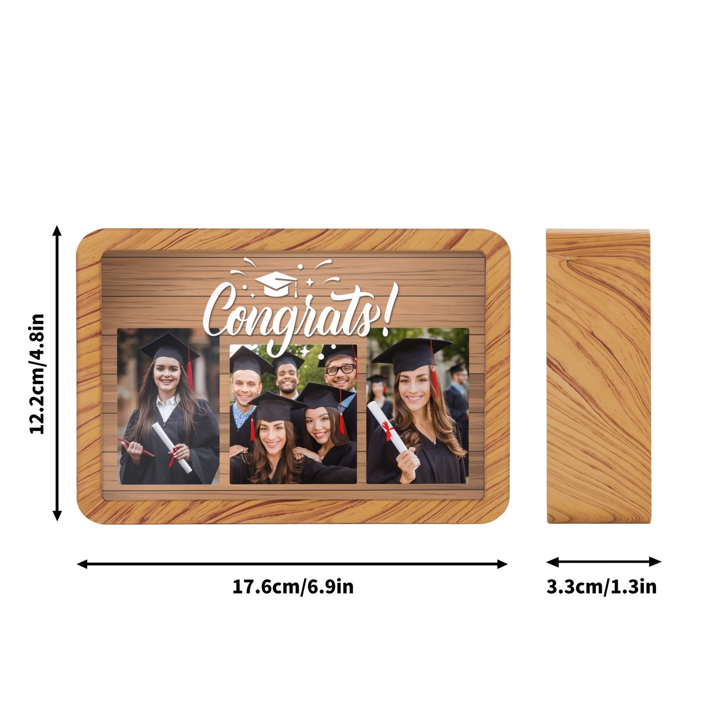 Personalized Horizontal Acrylic Photo Frame