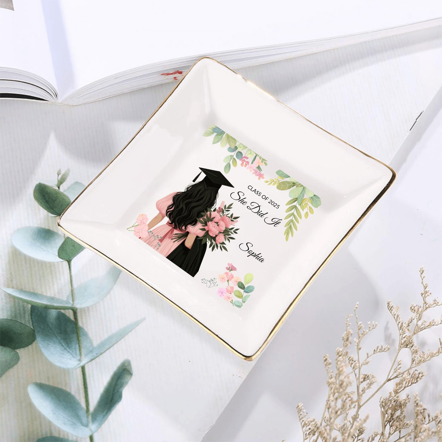 Custom Ceramic Square Dinner Plates Appetizer Plates 1 Pcs ,2 Pcs, 4 Pcs