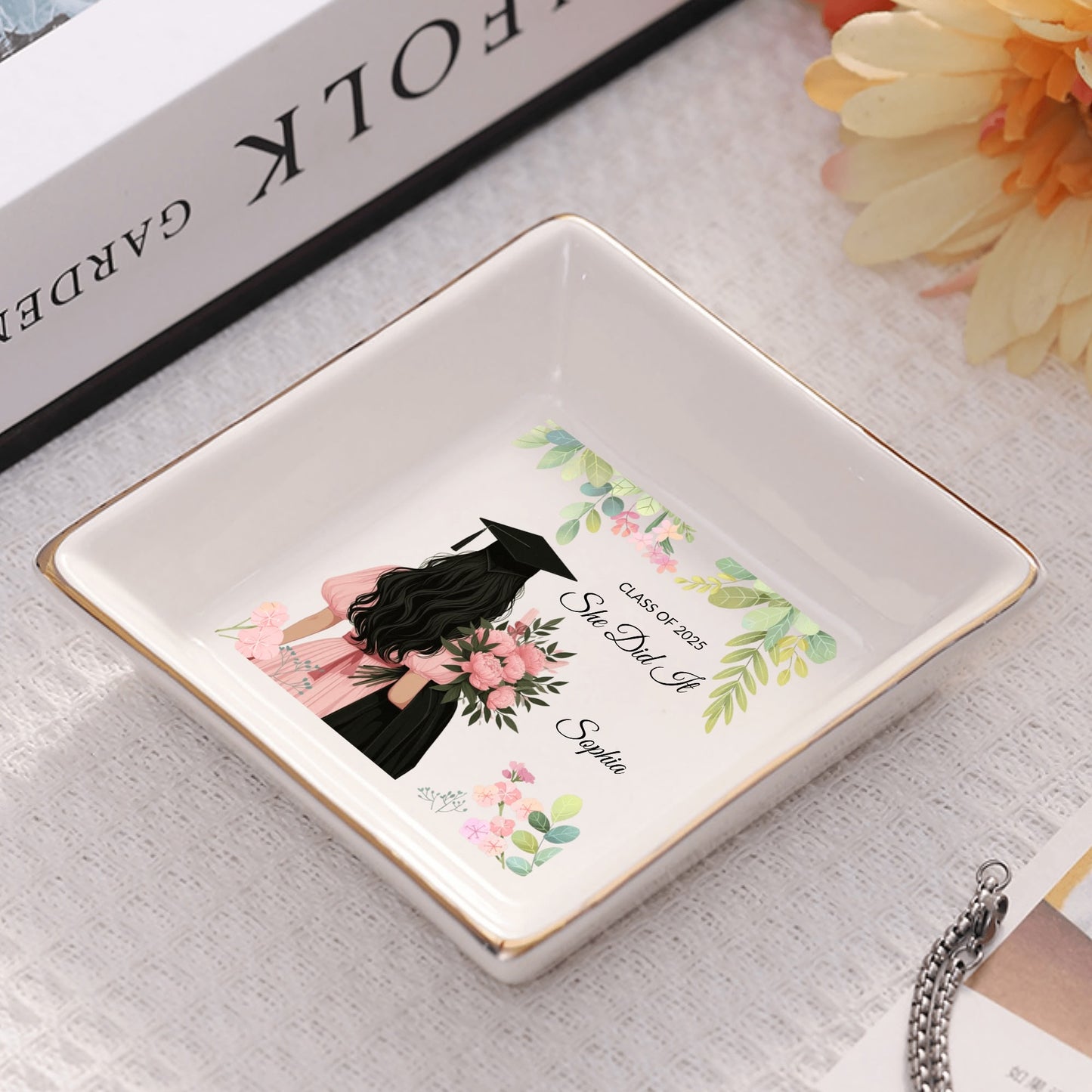 Custom Ceramic Square Dinner Plates Appetizer Plates 1 Pcs ,2 Pcs, 4 Pcs