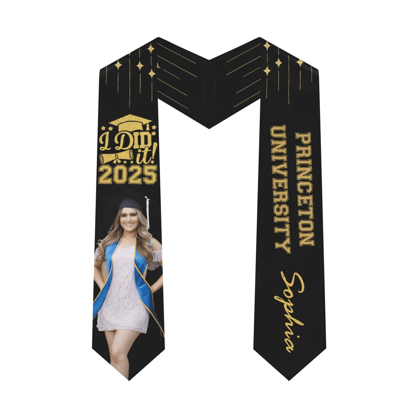 Graduate Ribbon Class of 2025 as Congrats Grad Party Decoration