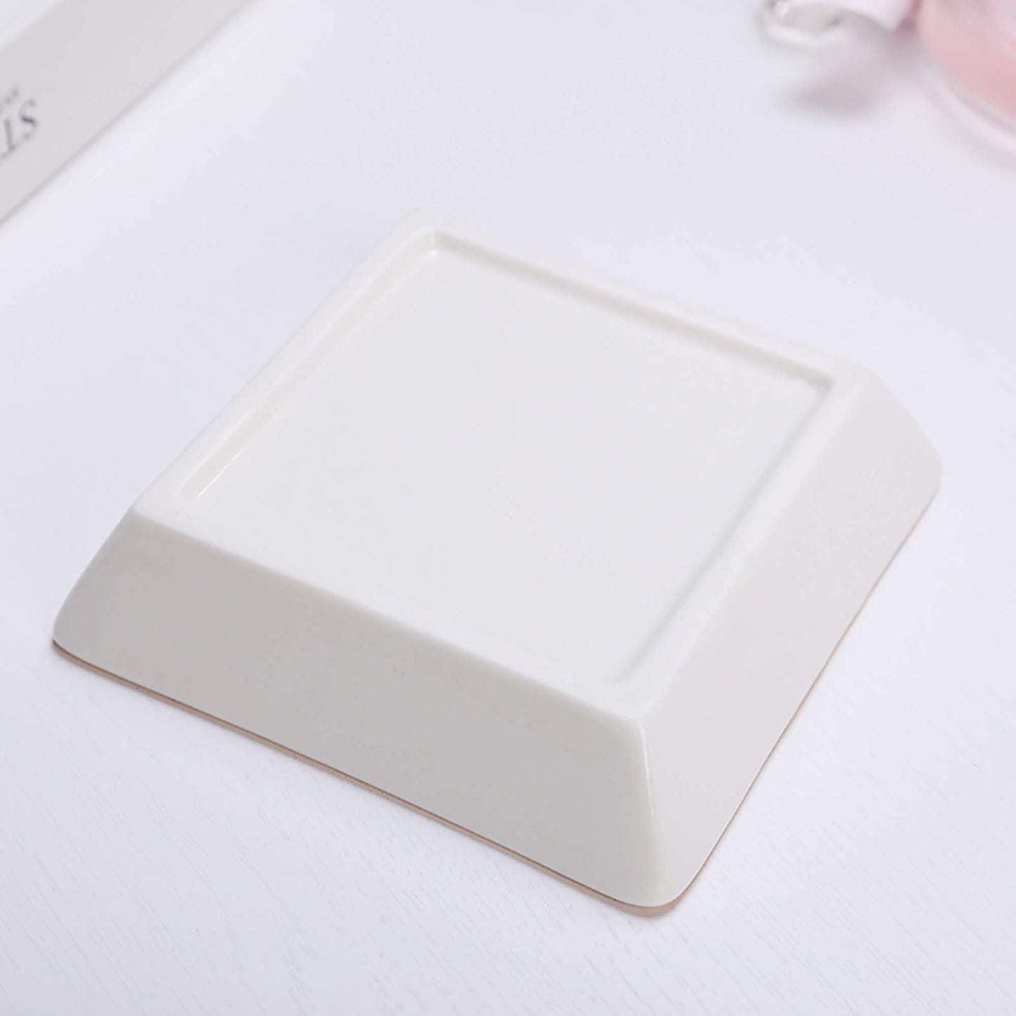 Graduate Ceramic Square Jewelry Plate 1 Pcs ,2 Pcs, 4 Pcs