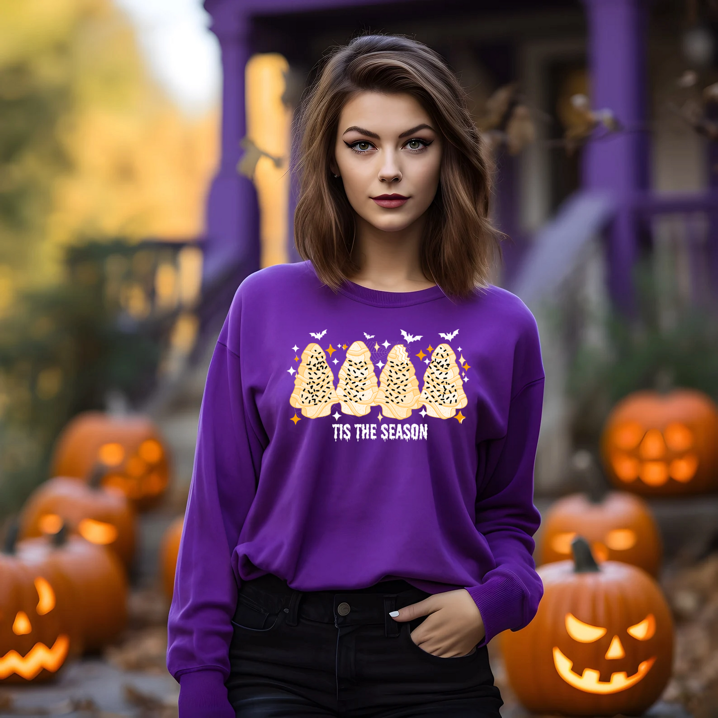 Halloween Debbie Cakes Sweatshirt