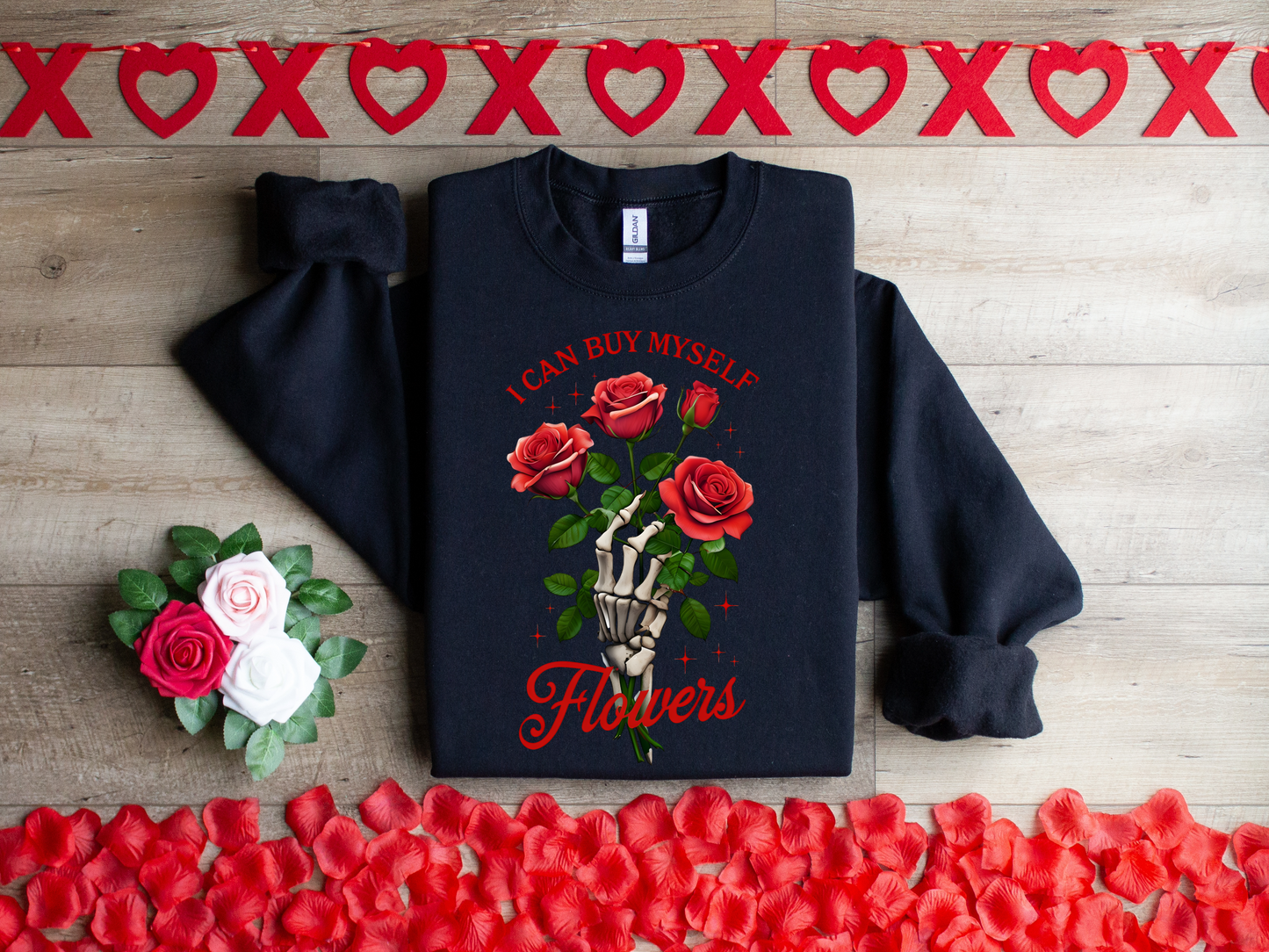 I Can Buy Myself Flowers Crewneck Sweatshirt