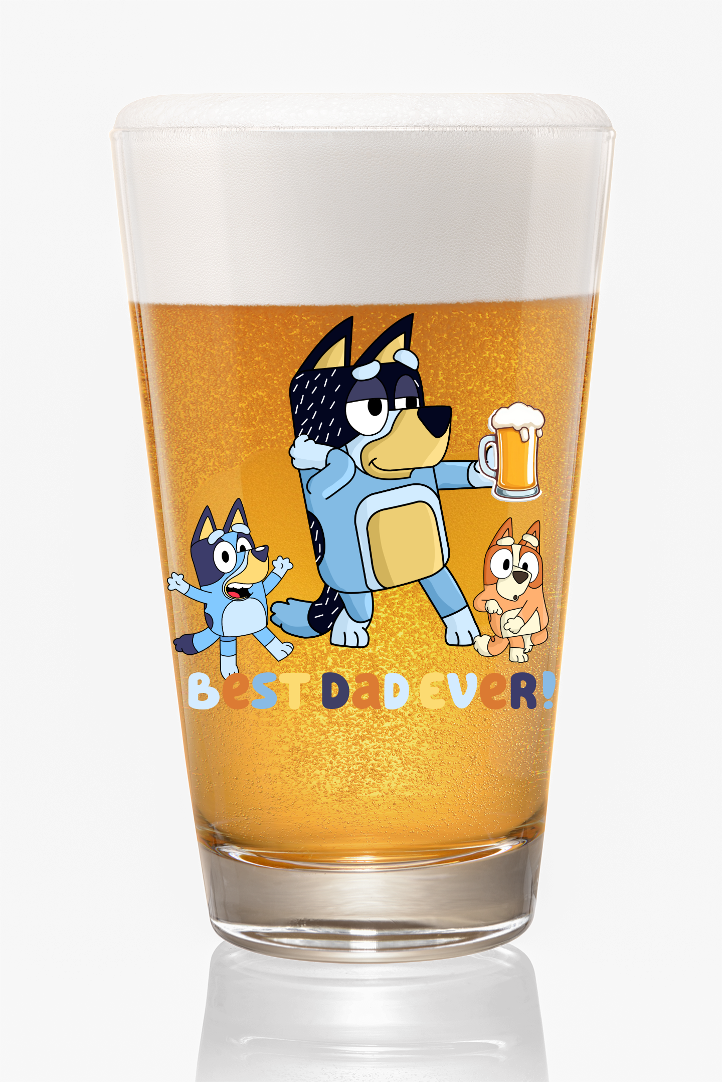 This is what a cool Dad looks like Beer Glass