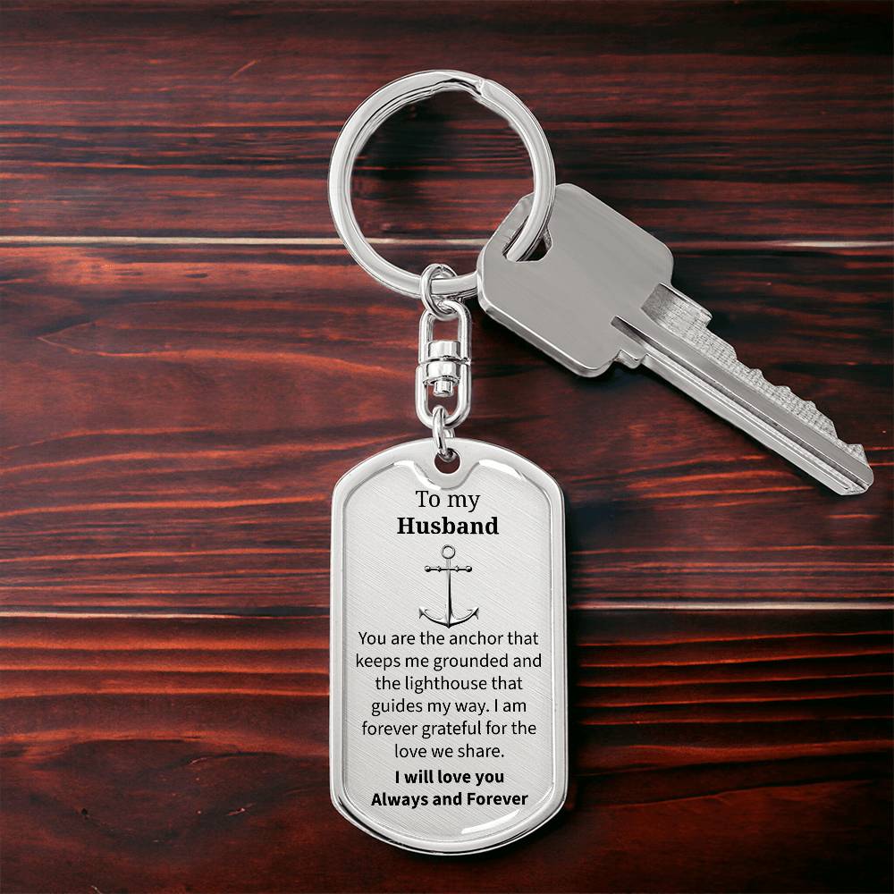 You Are My Anchor Keychain