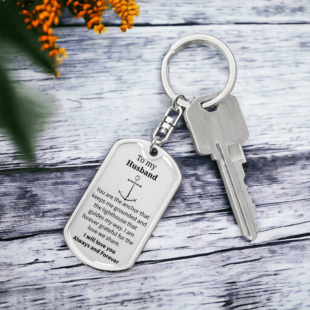 You Are My Anchor Keychain