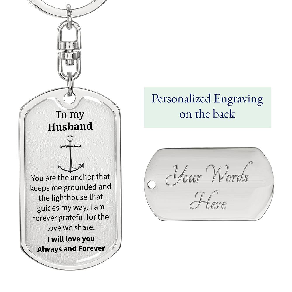 You Are My Anchor Keychain