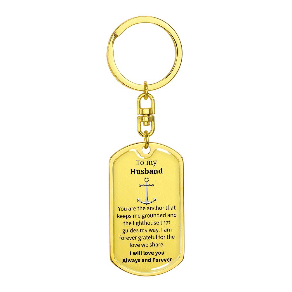 You Are My Anchor Keychain