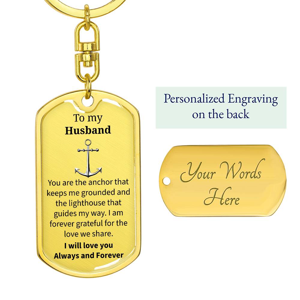 You Are My Anchor Keychain