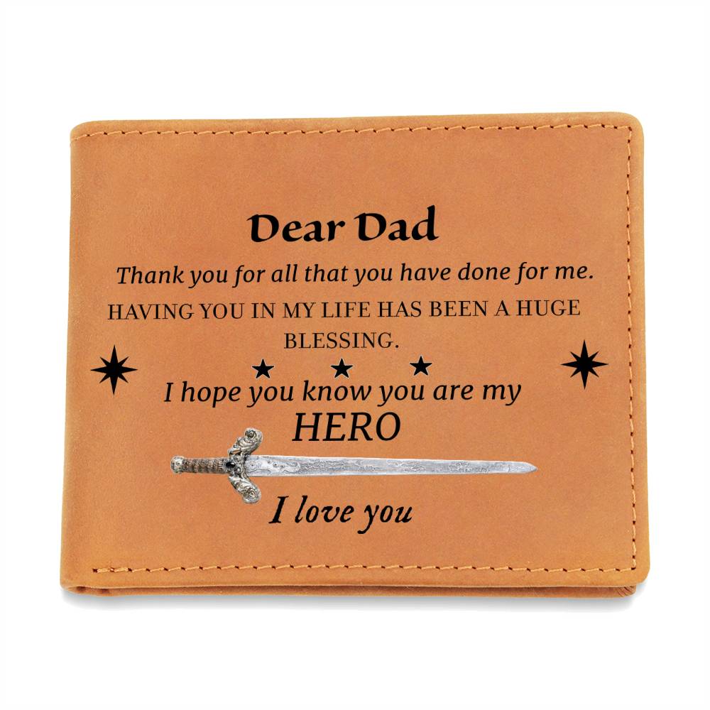 Dear Dad Keepsake Wallet