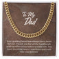 Cuban Link Necklace Father's Day