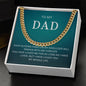 My Dad| Your Guiding Hand - Cuban Link Chain
