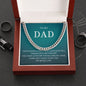My Dad| Your Guiding Hand - Cuban Link Chain