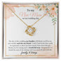 My New Mom| Our Families - Love Knot Necklace