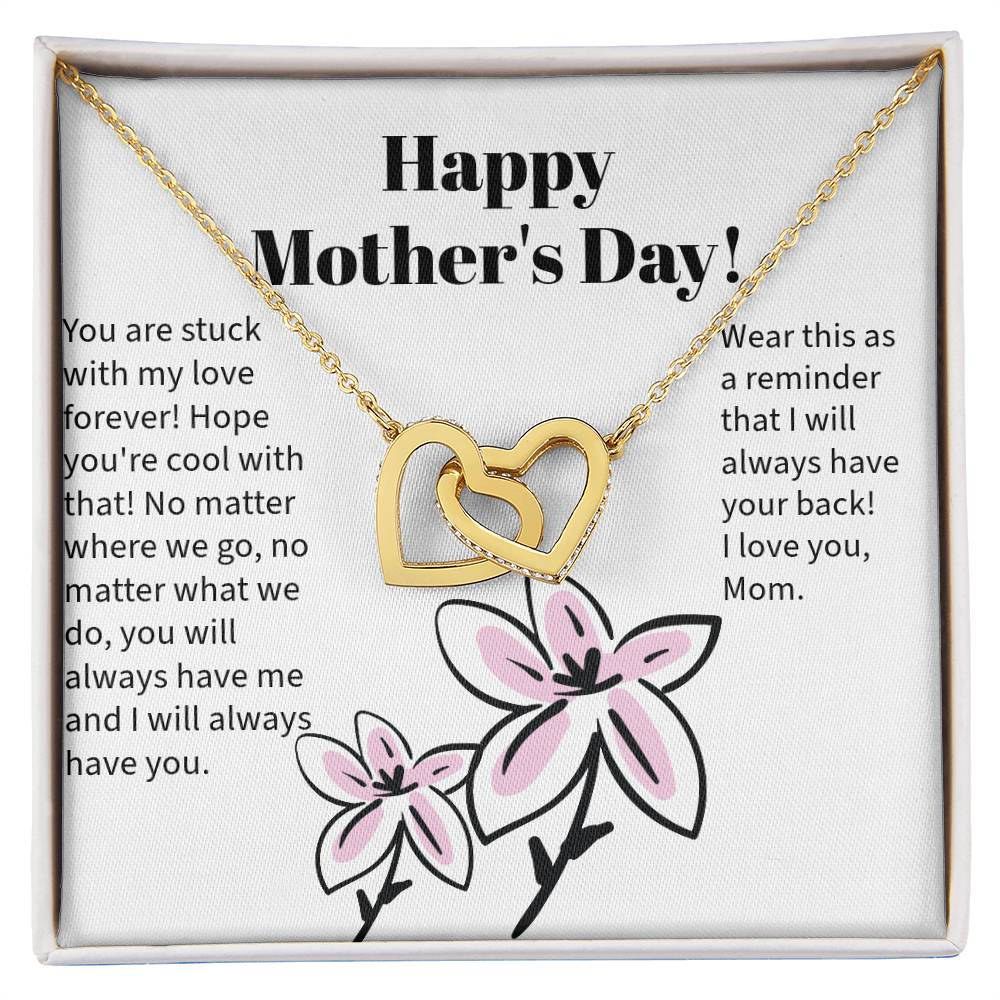 Mother's Love Two Hearts Necklace