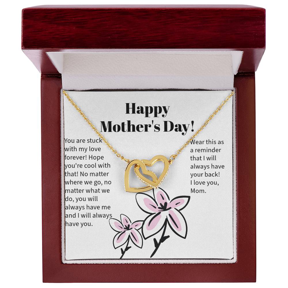 Mother's Love Two Hearts Necklace