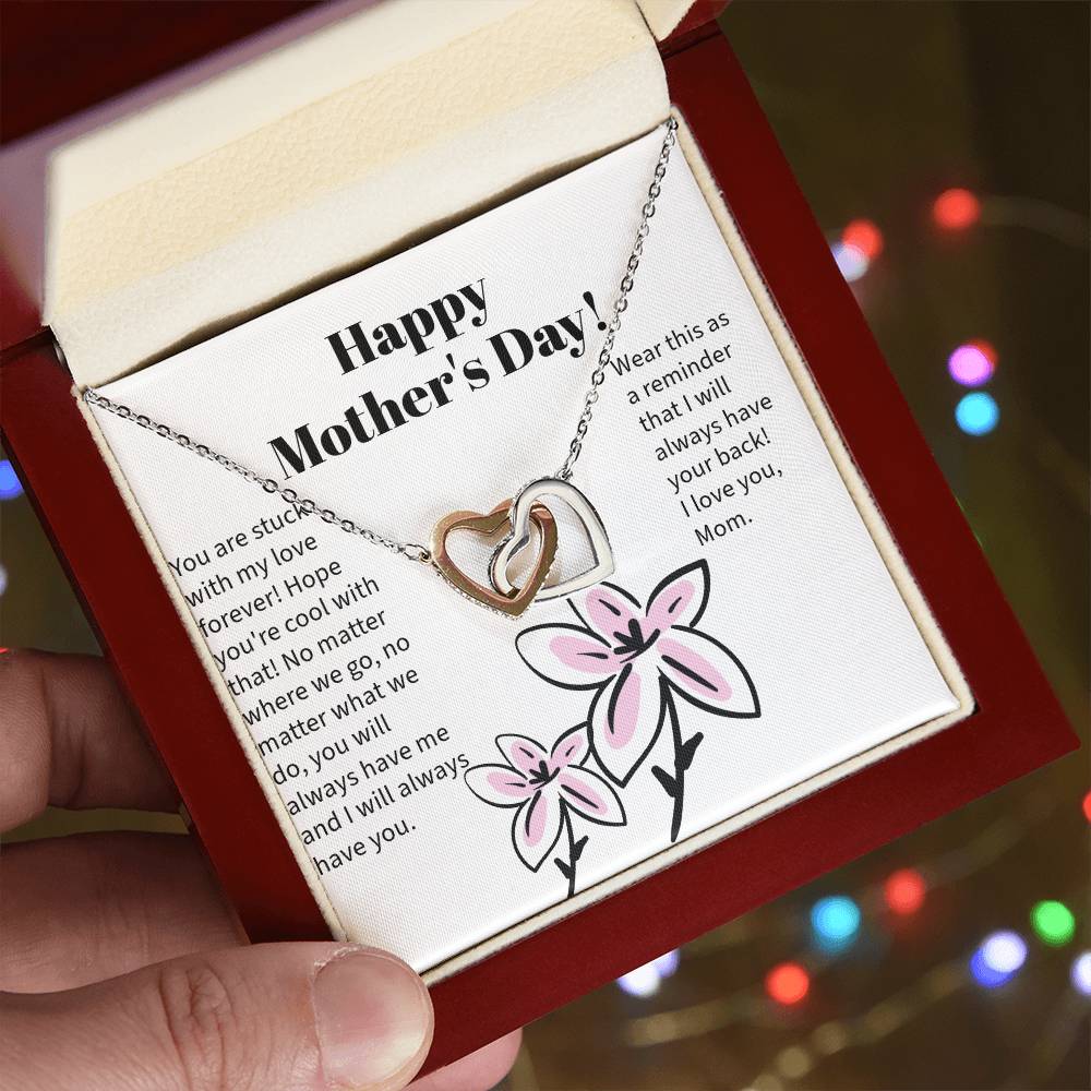 Mother's Love Two Hearts Necklace