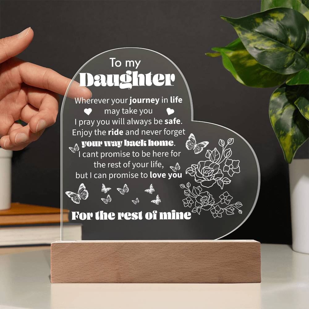 To my Daughter Lamp