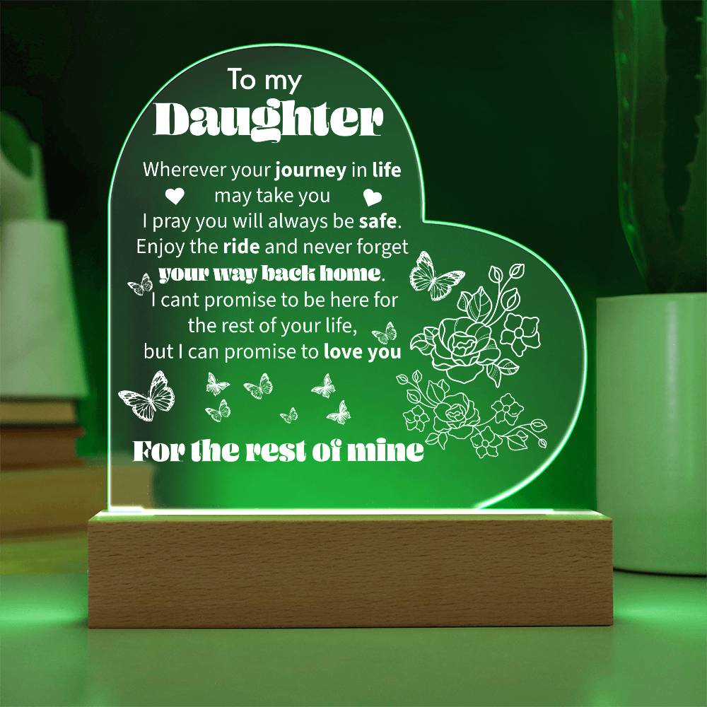 To my Daughter Lamp