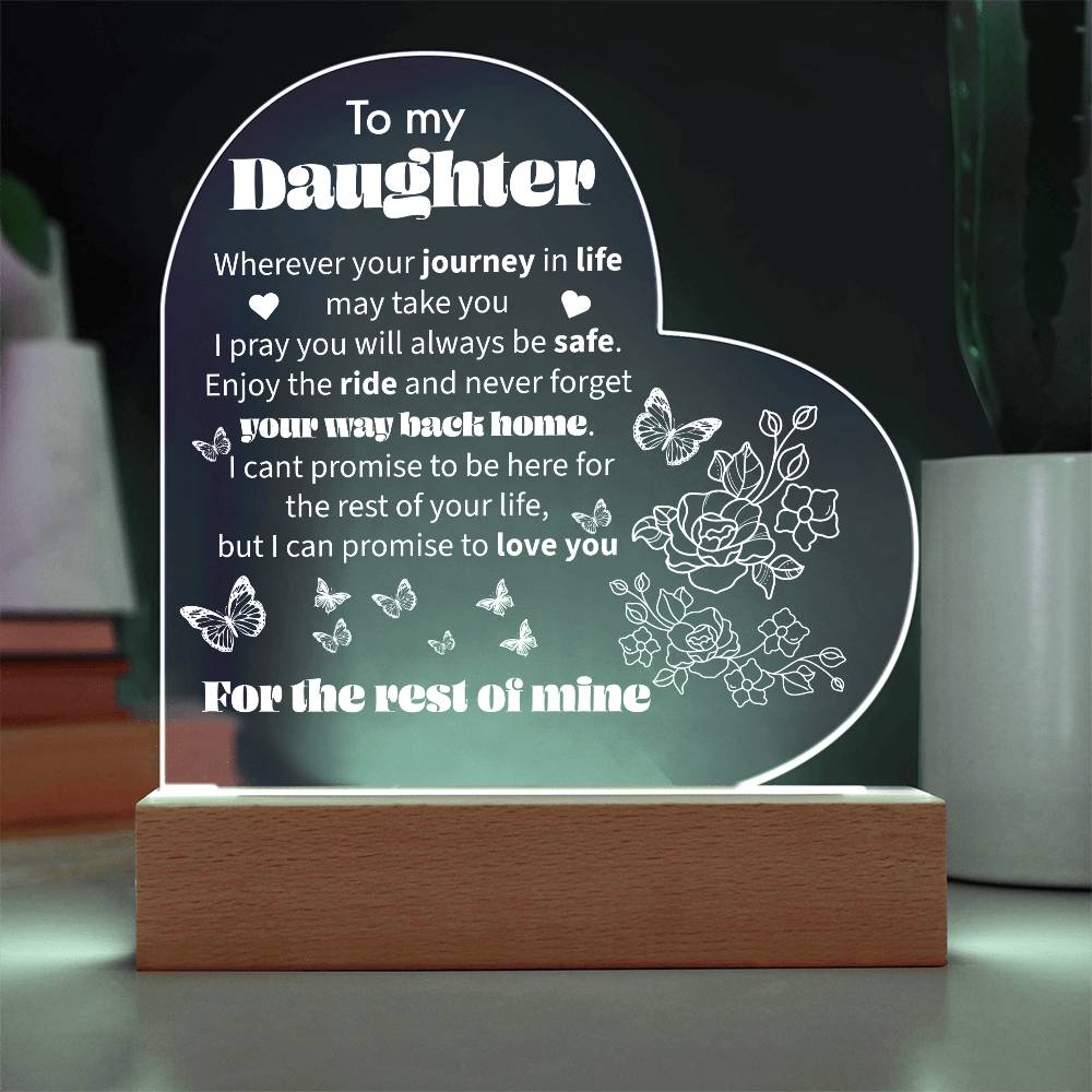 To my Daughter Lamp