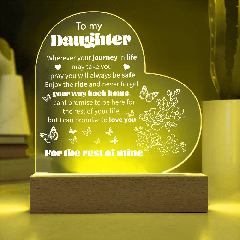 To my Daughter Lamp