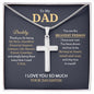 My Dad| My Hero - Stainless Steel Cross Necklace