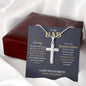 My Dad| My Hero - Stainless Steel Cross Necklace