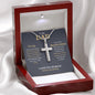My Dad| My Hero - Stainless Steel Cross Necklace