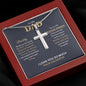 My Dad| My Hero - Stainless Steel Cross Necklace
