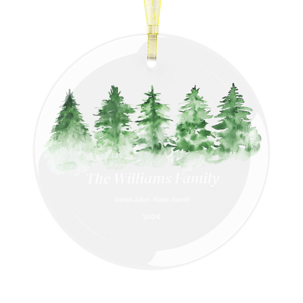Family Christmas Ornament • 2024 Christmas Tree Ornament