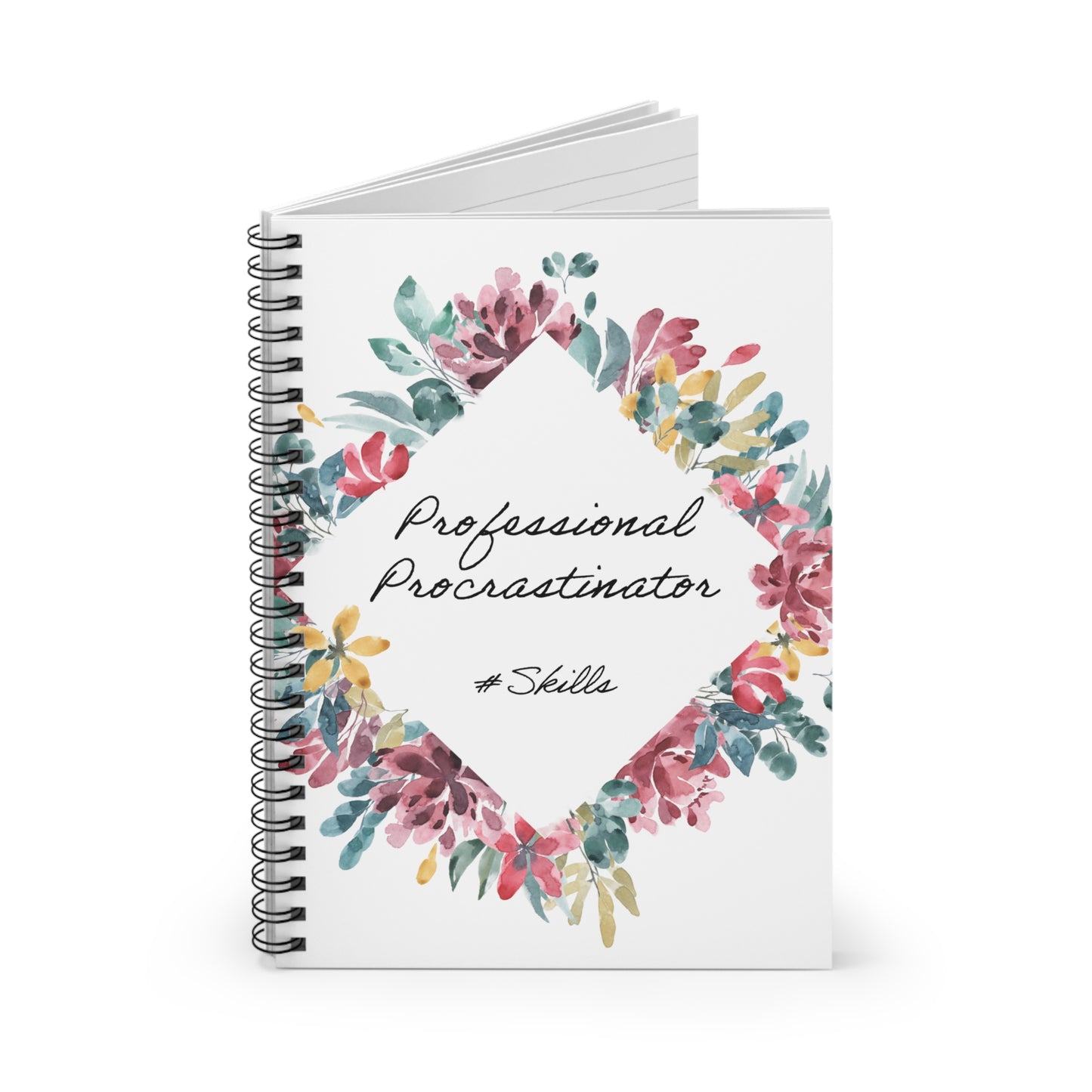 Professional Procrastinator Spiral Notebook - Ruled Line