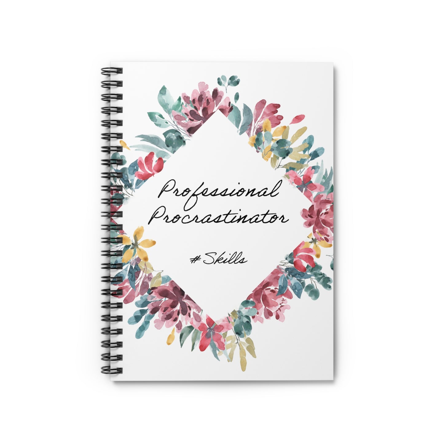 Professional Procrastinator Spiral Notebook - Ruled Line