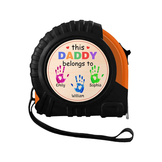 Personalized Best Daddy Ever Tape Measure Tape 3 M