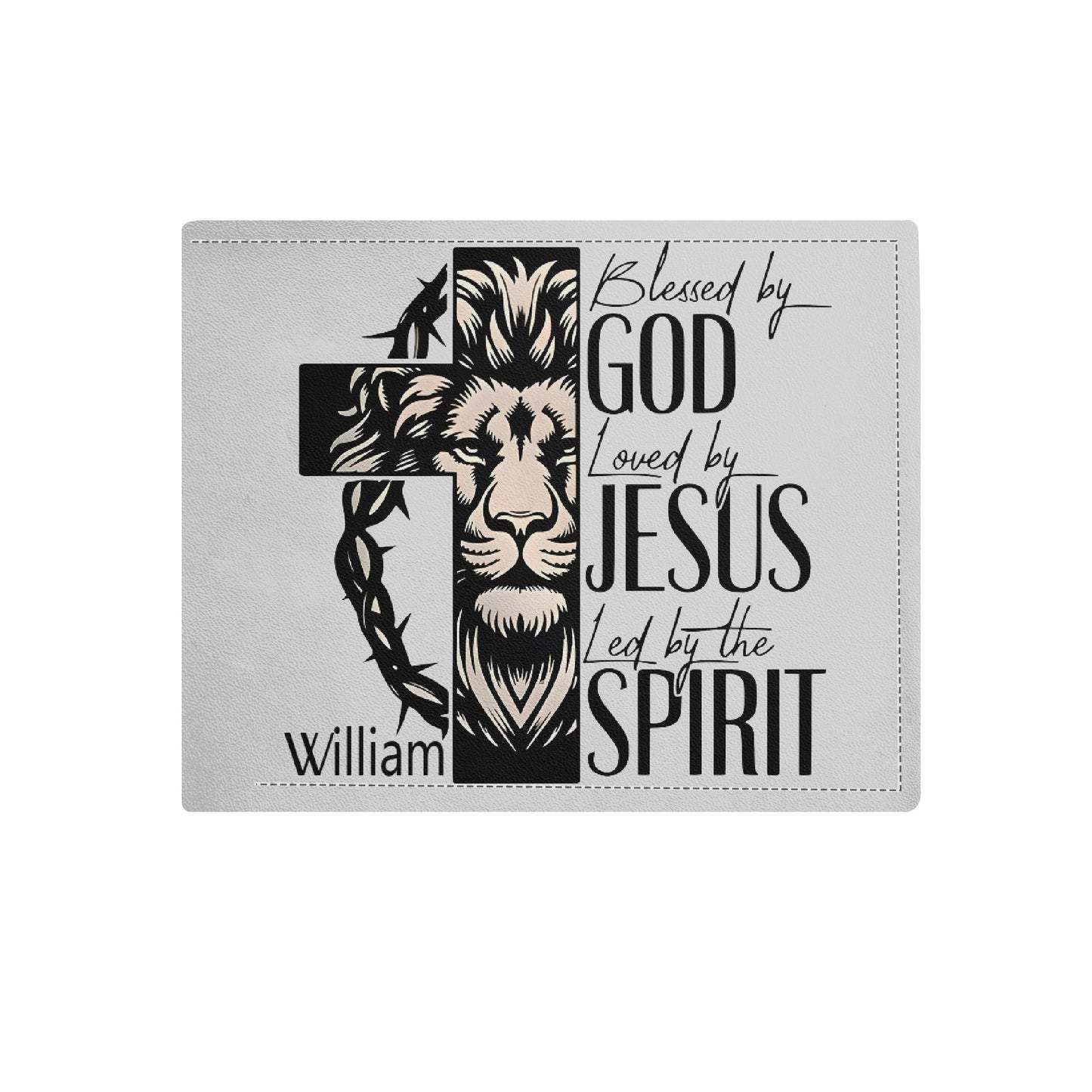 Mens Top-Grain Leather Wallet Paper Folded Wallet