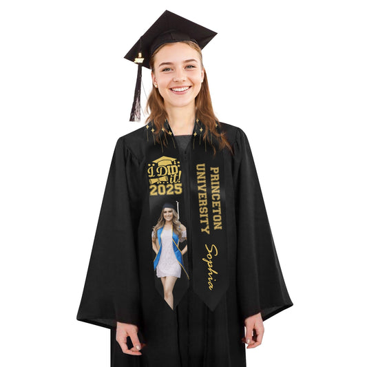 Graduate Ribbon Class of 2025 as Congrats Grad Party Decoration