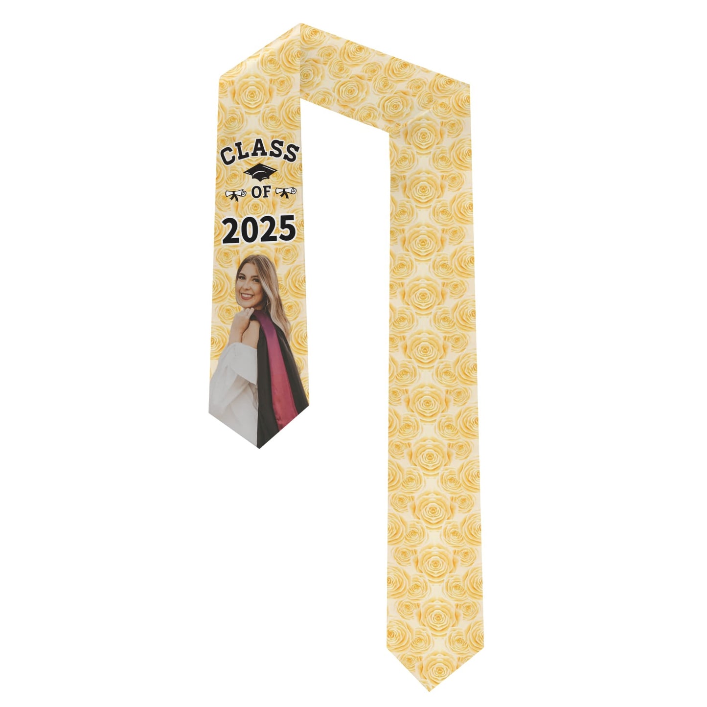 Graduate Ribbon Class of 2025 as Congrats Grad Party Decoration