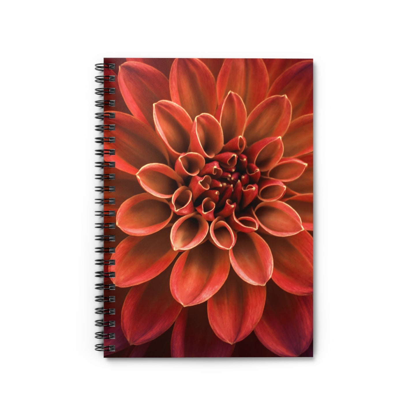 Flower Spiral Notebook - Ruled Line