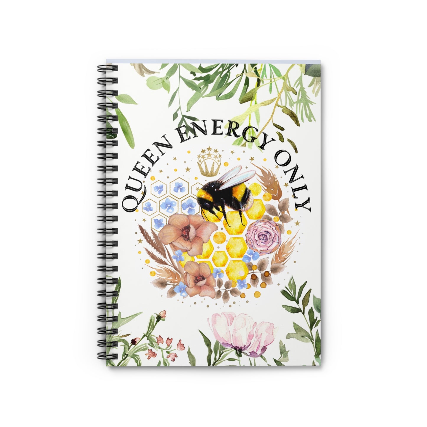 Queen Energy Only Spiral Notebook - Ruled Line