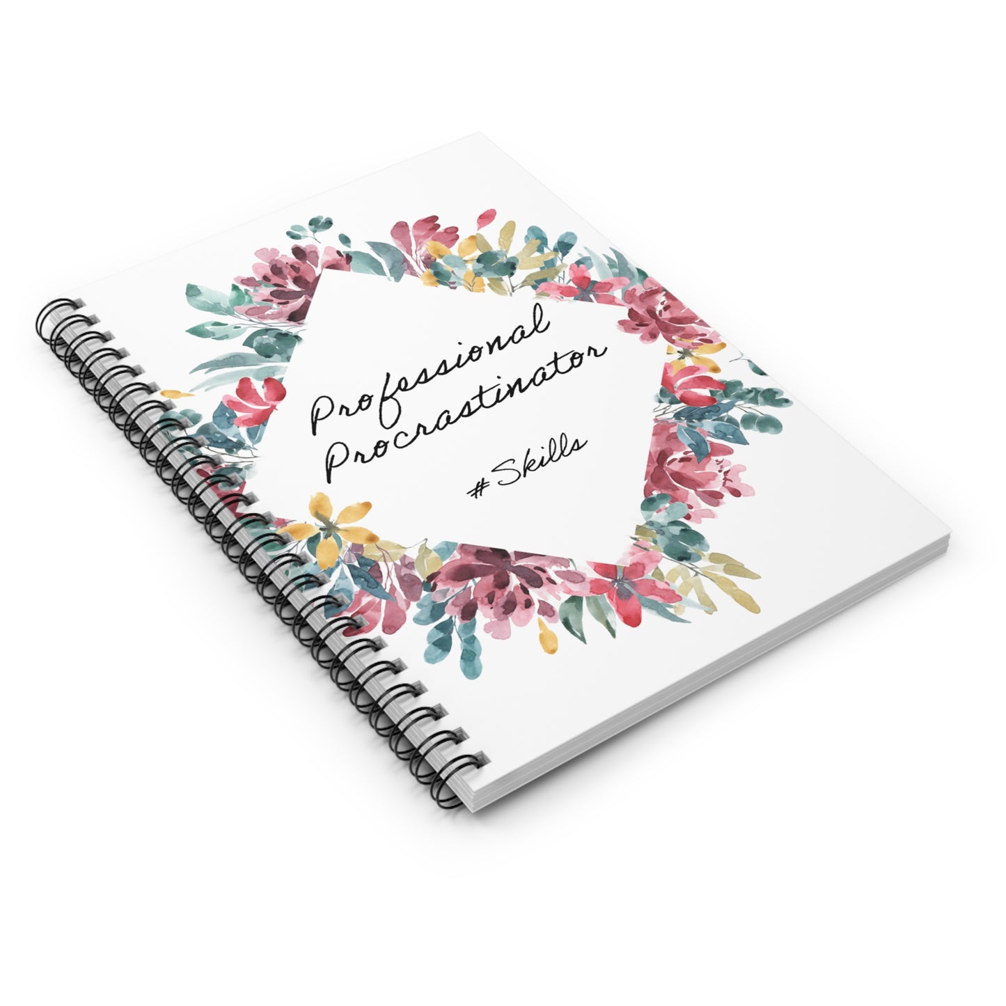 Professional Procrastinator Spiral Notebook - Ruled Line