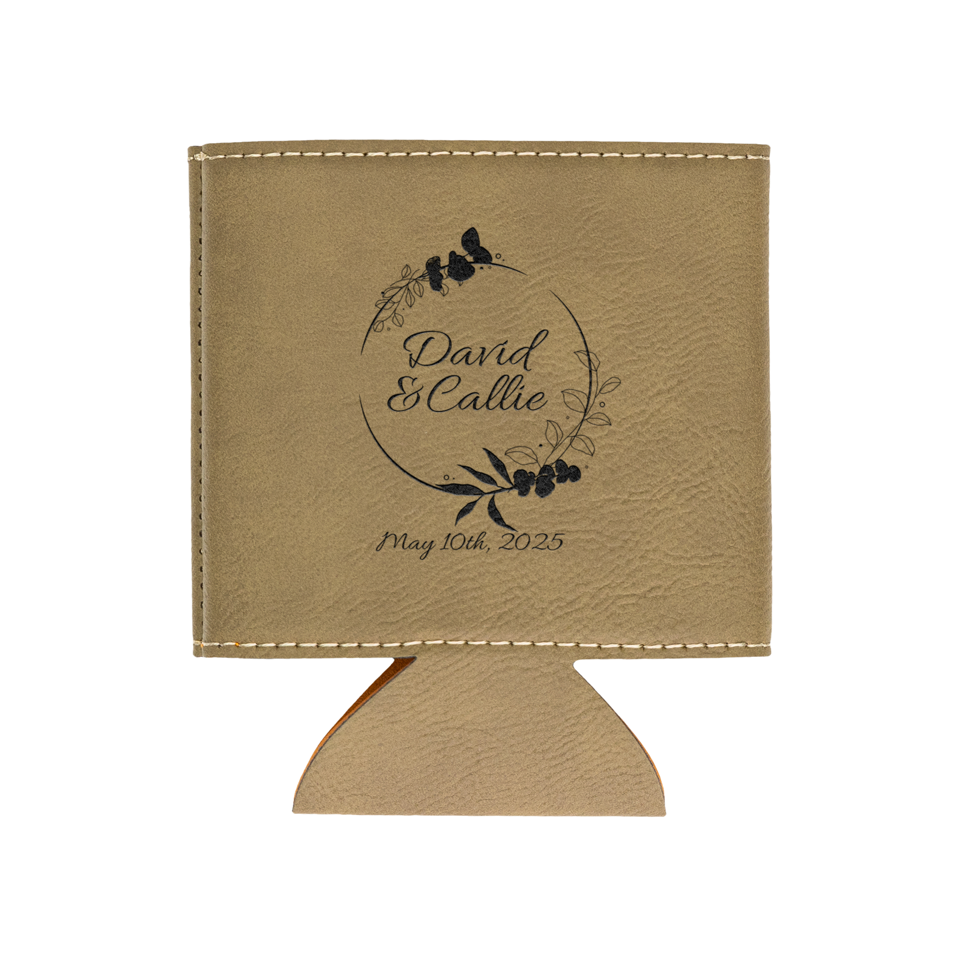 Callie_and_David_Cup_Koozie_Lt_Brown_Flat_Mockup.png