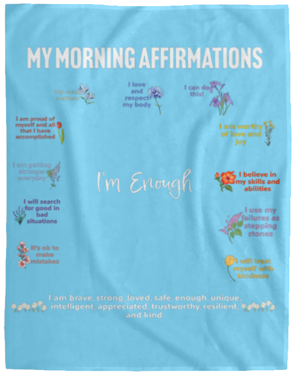 Daily Affirmations Blanket