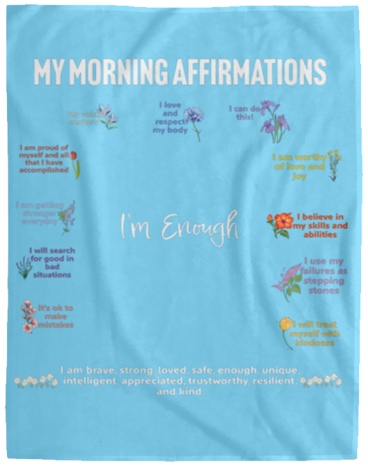 Daily Affirmations Blanket