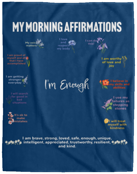 Daily Affirmations Blanket