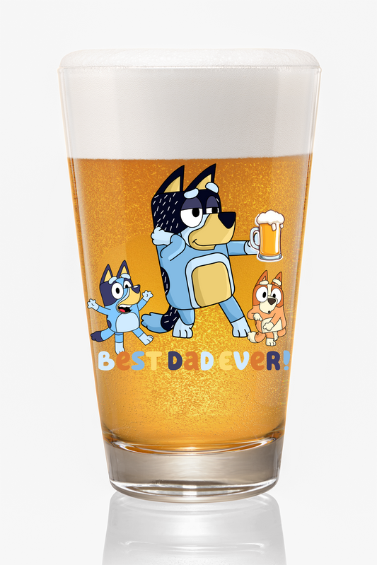 This is what a cool Dad looks like Beer Glass