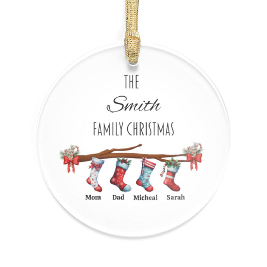 Personalized Family Stocking Ornaments